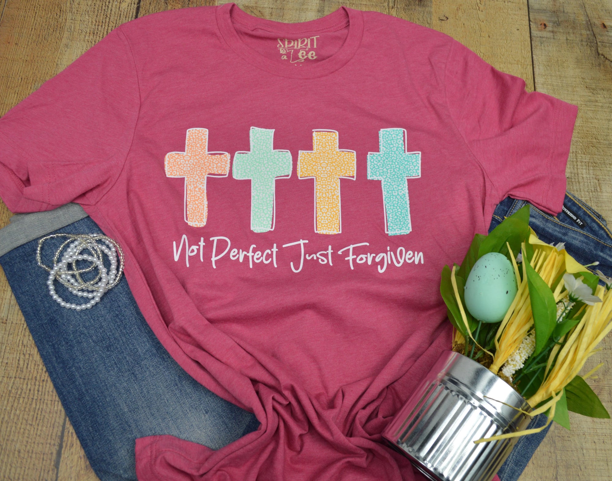 NOT PERFECT JUST FORGIVEN TEE