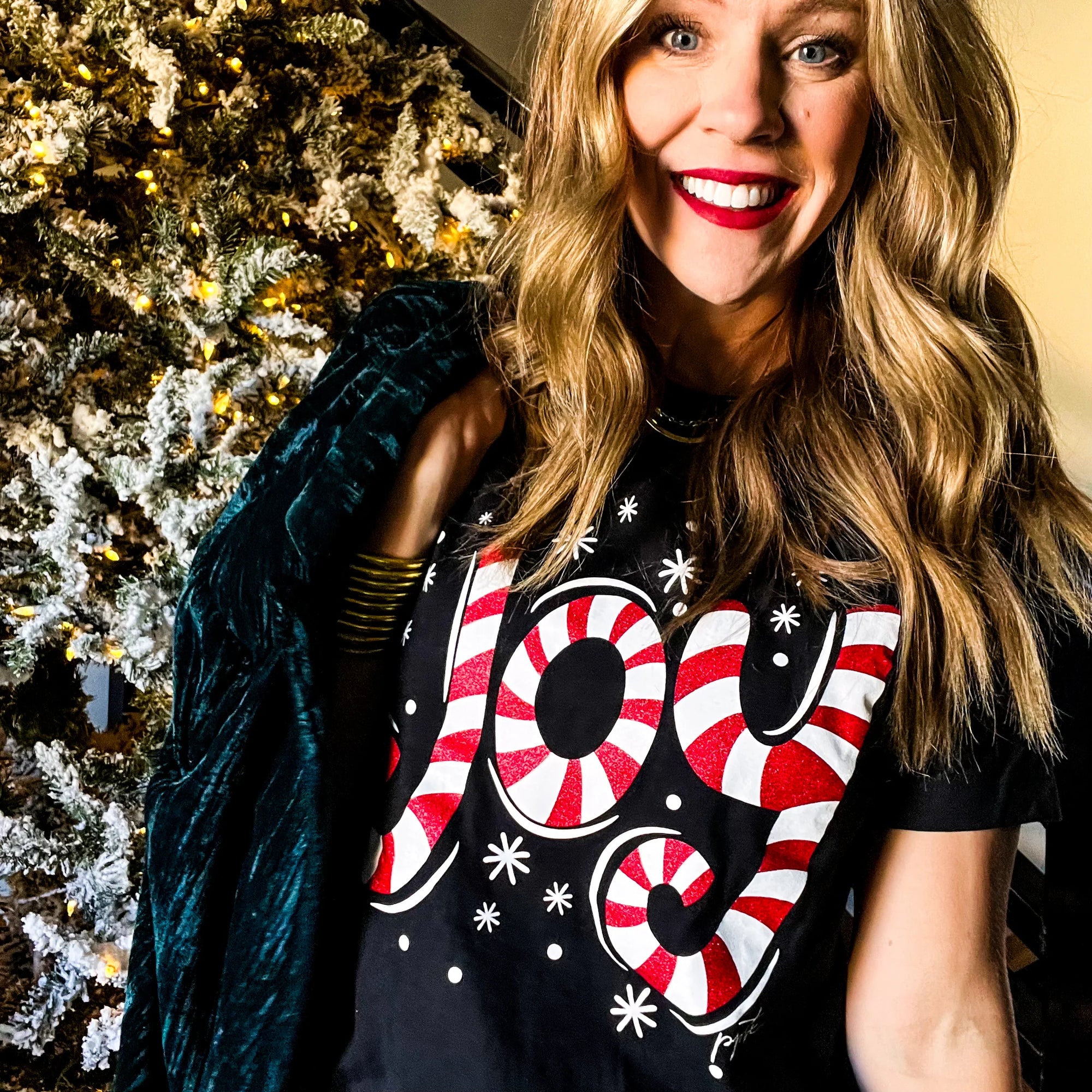 CANDY CANE JOY TEE