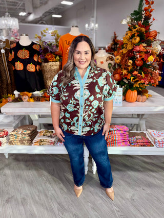 ZELMA FLORAL TOP