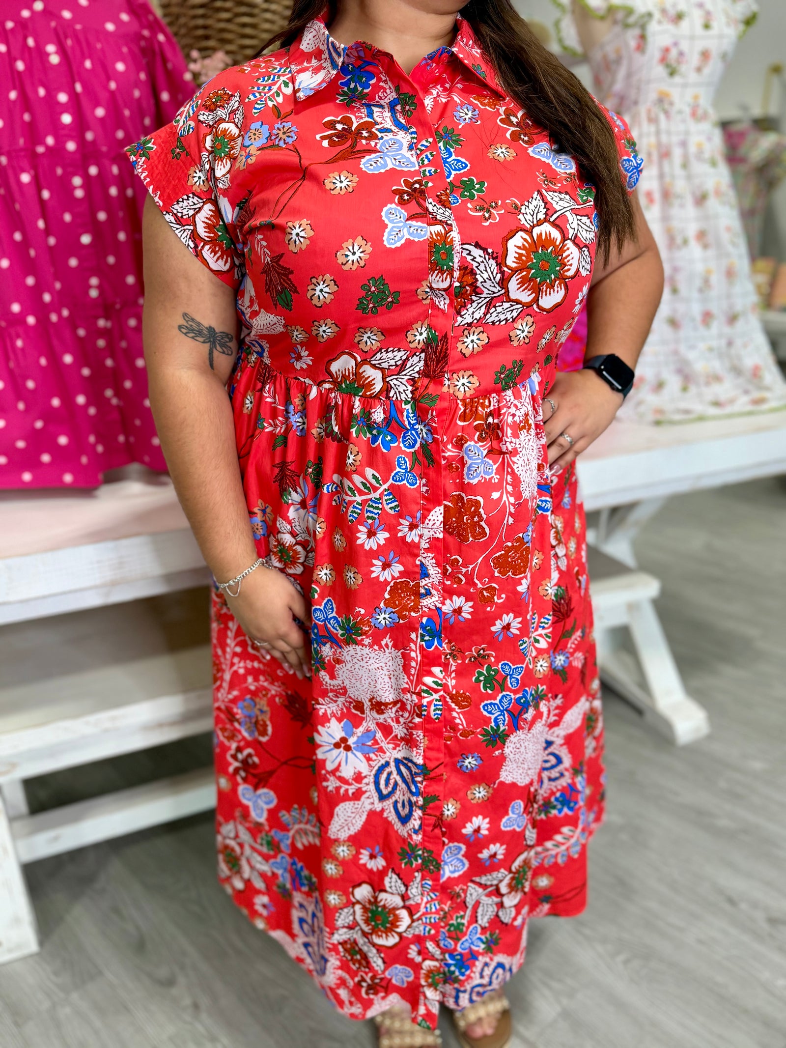 HAILEY FLORAL DRESS