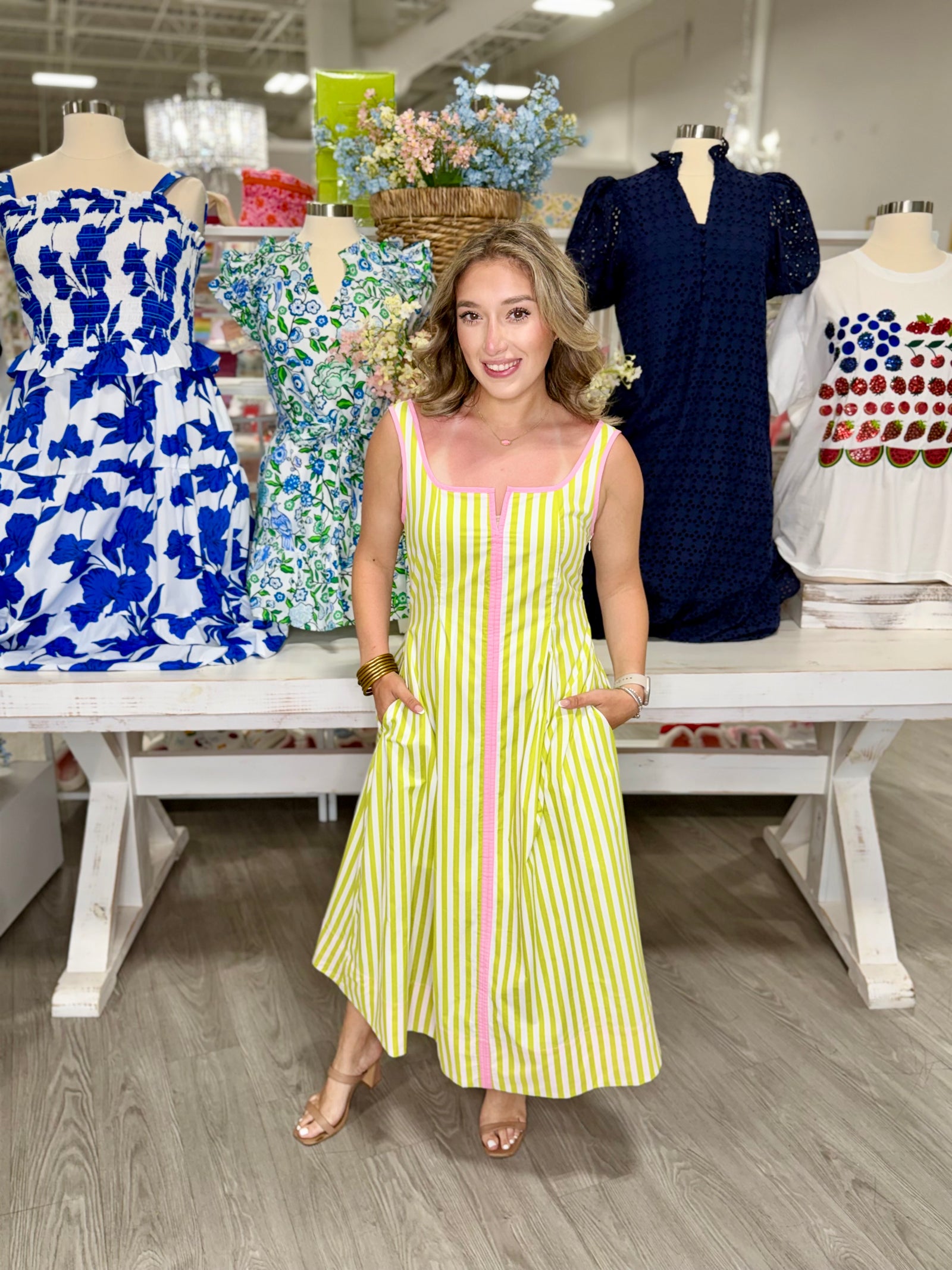 TAYLOR STRIPE DRESS