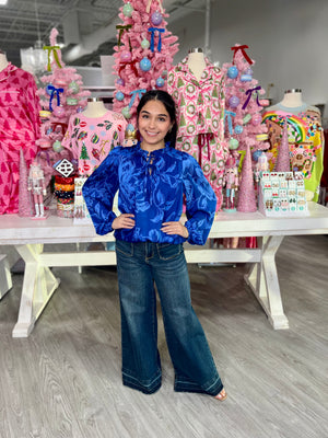 CIARA FLORAL RUFFLE BLOUSE