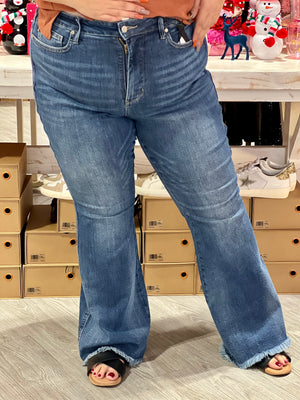 CINDY LOU TUMMY CONTROL FLARE JUDY BLUE JEANS