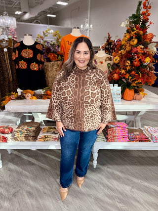 MARIA LEOPARD TOP