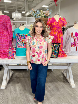 JENNY FLORAL TOP