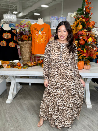 MARLEN LEOPARD DRESS