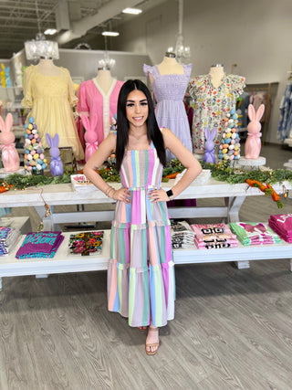 LISA PASTEL DRESS