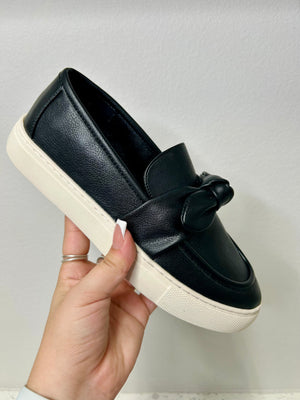 CORKYS BLACK WHY KNOT SNEAKER