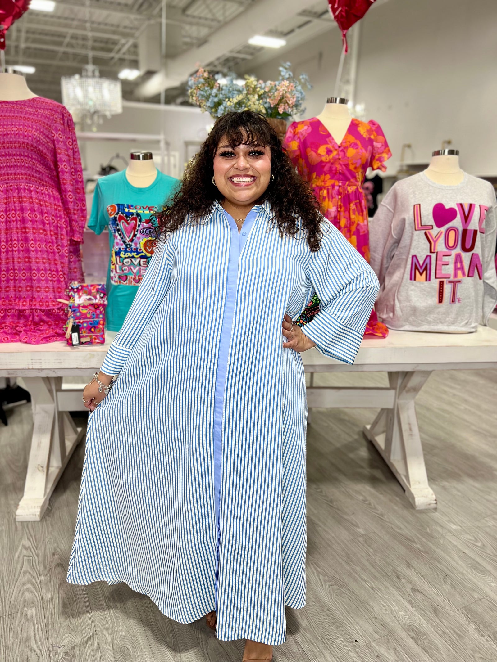 PENELOPE STRIPE DRESS