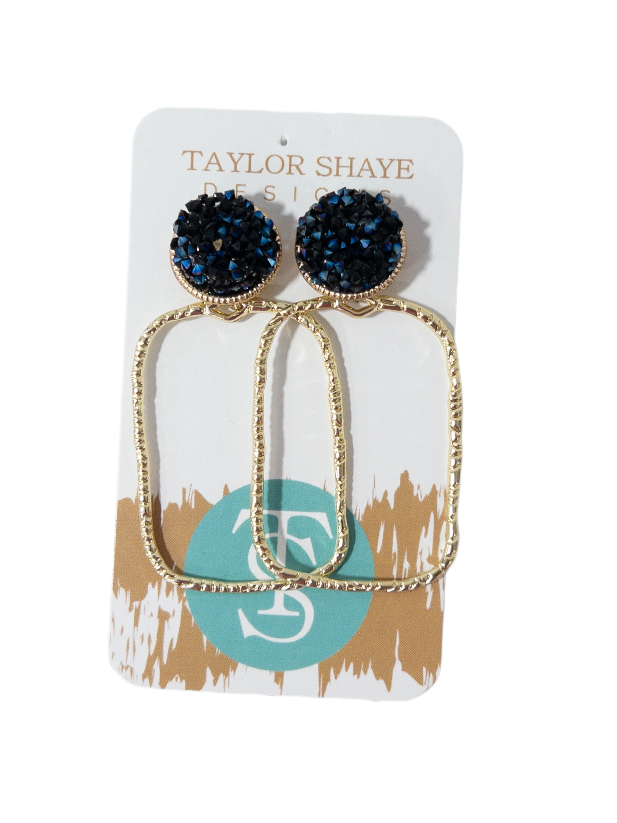 Glitter Top hoop earrings Taylor Shaye