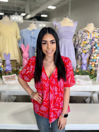 ARIA FLORAL TOP