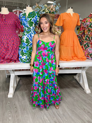 ELLE MAXI FLORAL DRESS