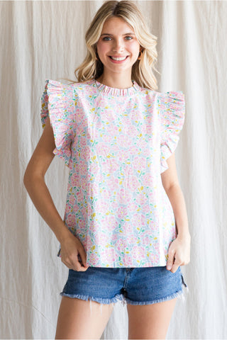 EMELIA FLORAL TOP