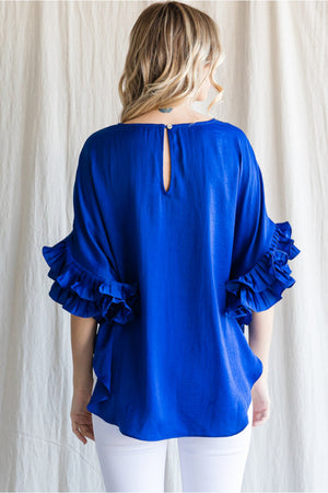 ENGLISH RUFFLE TOP