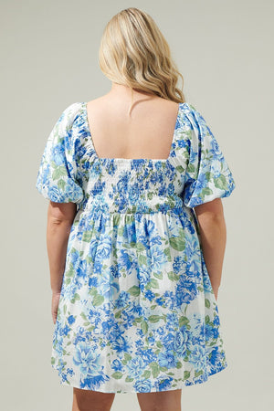 ERICA FLORAL MIDI DRESS