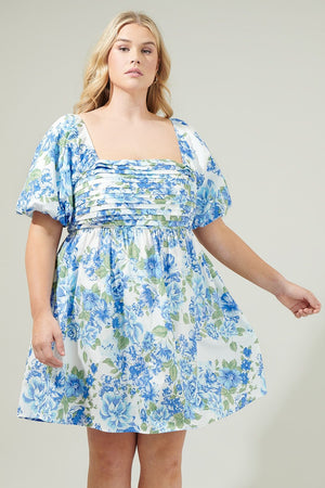 ERICA FLORAL MIDI DRESS