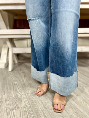 CIERRA HW RETRO WIDE LEG W/CUFF