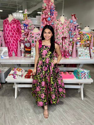 ERIN FLORAL MIDI DRESS