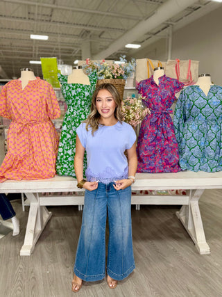 BRIDGET LACE TOP