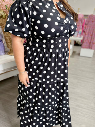 CELINE POLKA DOT DRESS