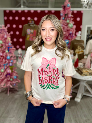 MERRY MERRY BOW TEE