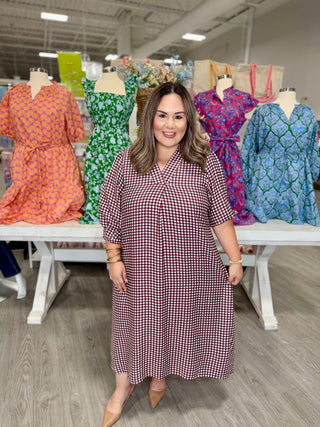 ROBIN GINGHAM DRES