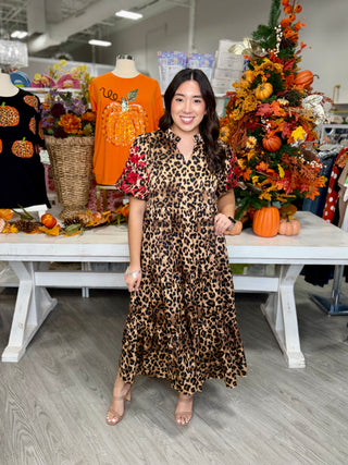 HAILEY LEOPARD DRESS