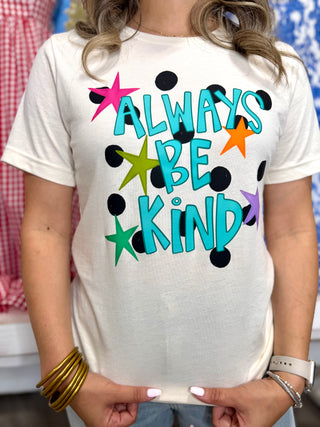 Always Be Kind Polka Dots Tee
