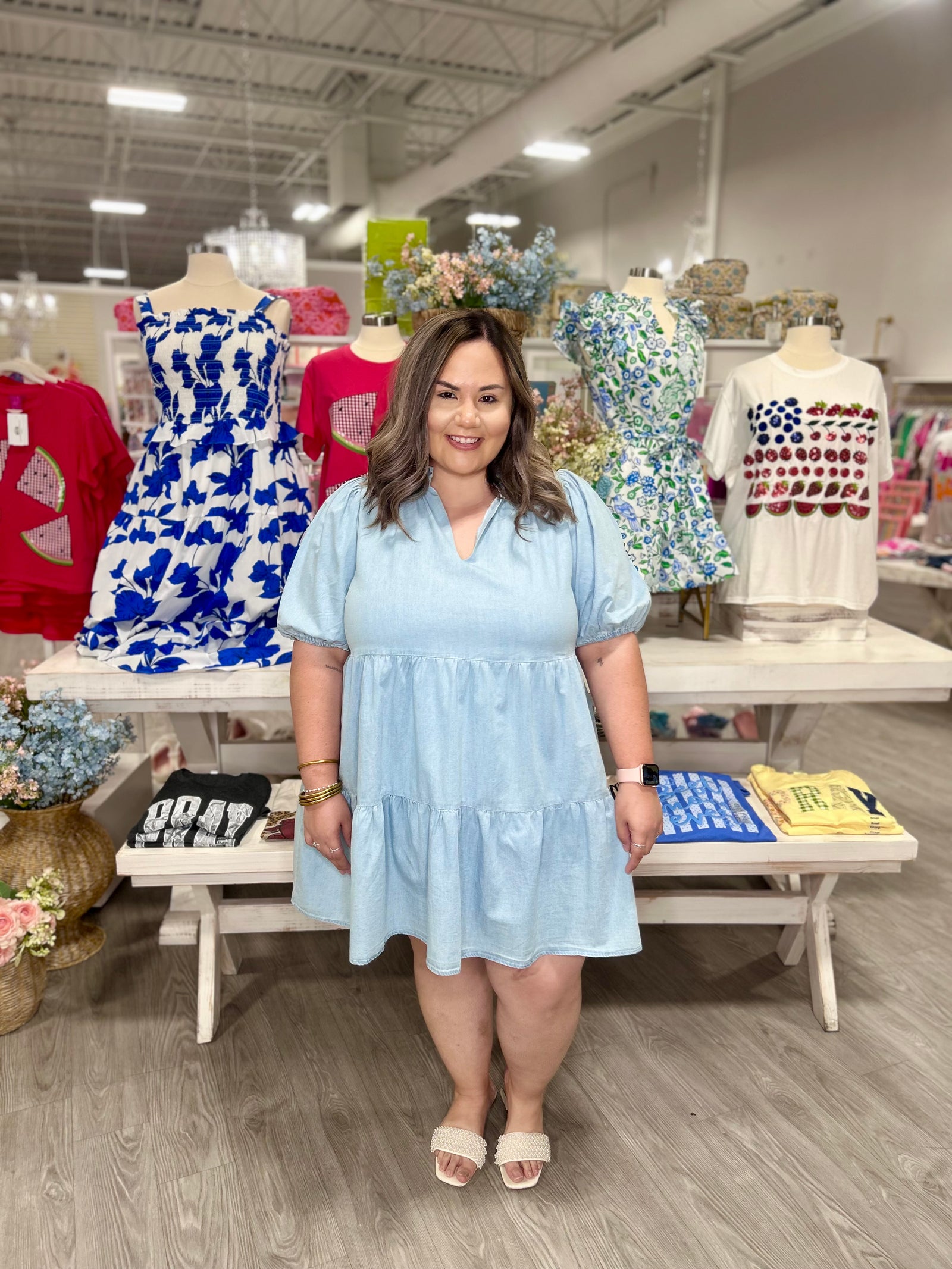 JOSIE DENIM DRESS