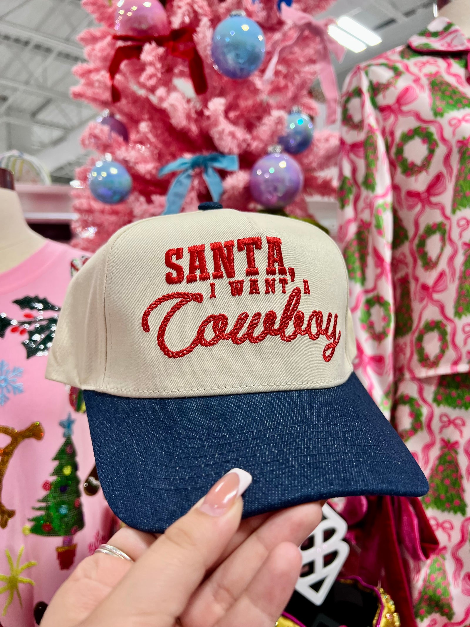 SANTA, I WANT A COWBOY CAP