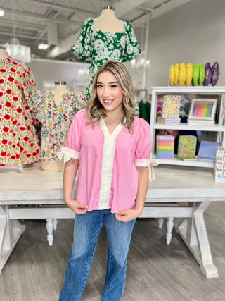 TIFFANY PINK BLOUSE