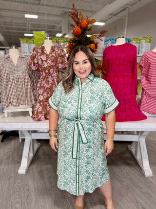 TAYLOR GREEN DRESS