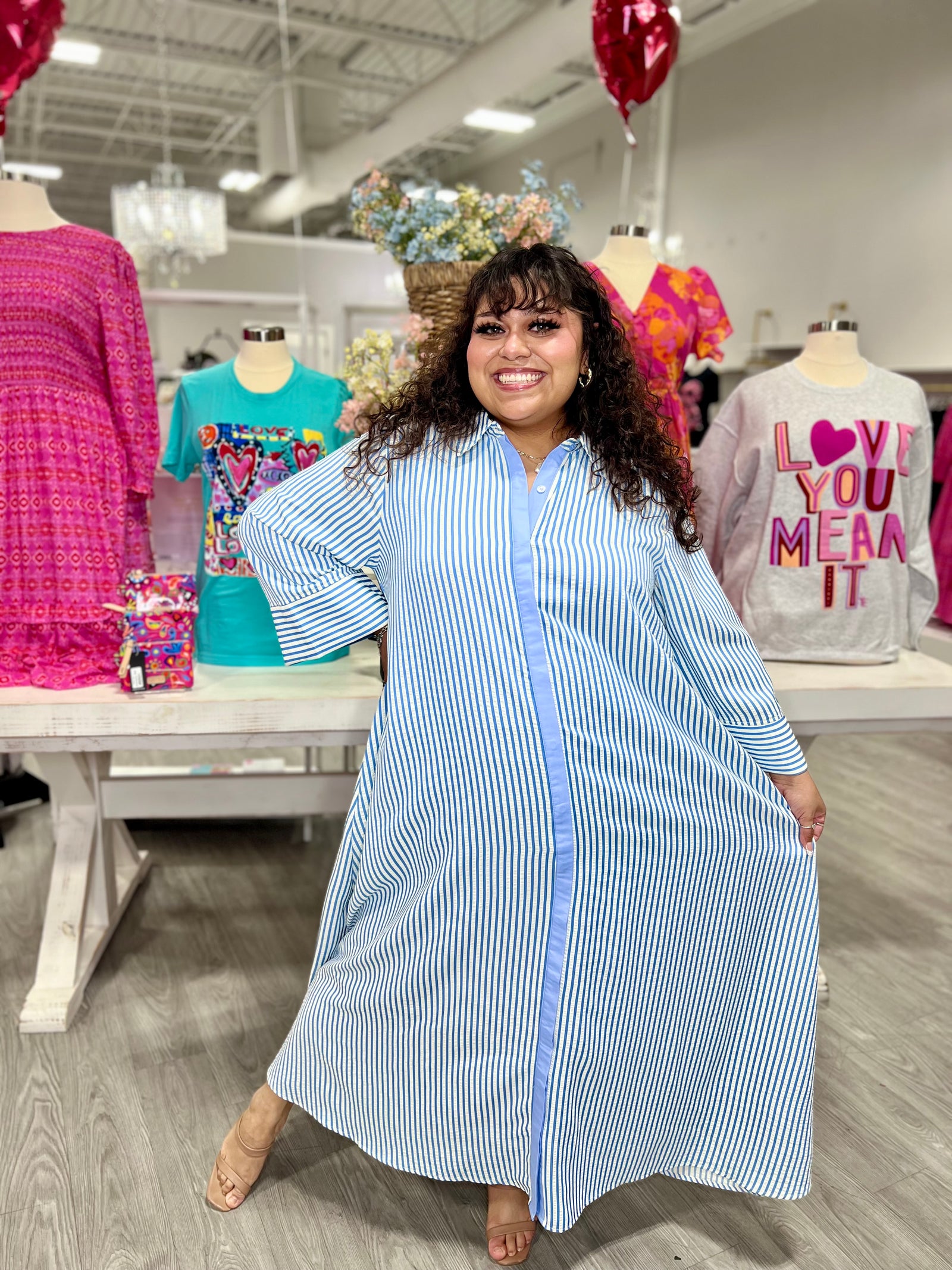 PENELOPE STRIPE DRESS