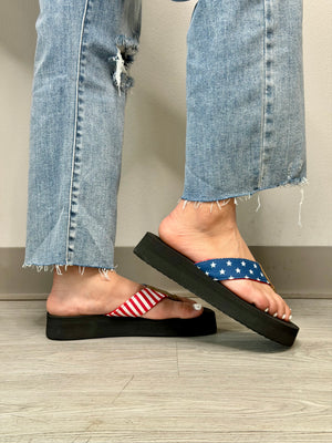 CORKY LIBERTY AMERICANA SANDALS