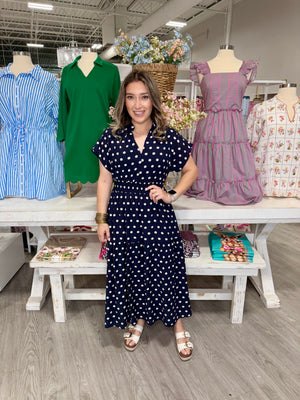 JAZMINE POLKA DOT DRESS