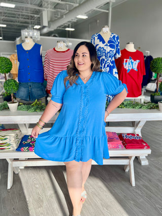 MADDISON BLUE DRESS