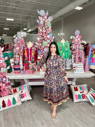 KELLY FESTIVE MIDI DRESS