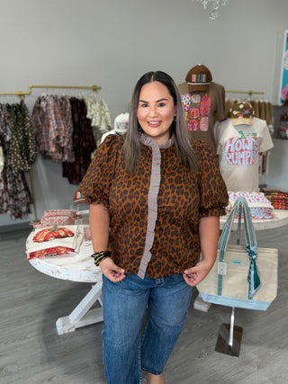 MARLEY LEOPARD TOP
