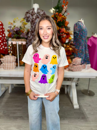 COLORFUL GHOST TEE