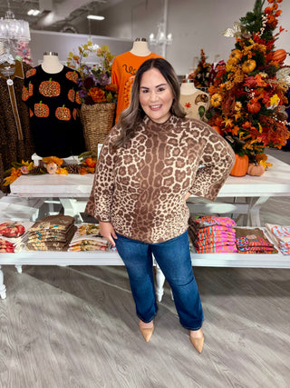 MARIA LEOPARD TOP
