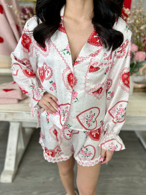 GALENTINES SET- PAJAMAS