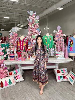 KELLY FESTIVE MIDI DRESS