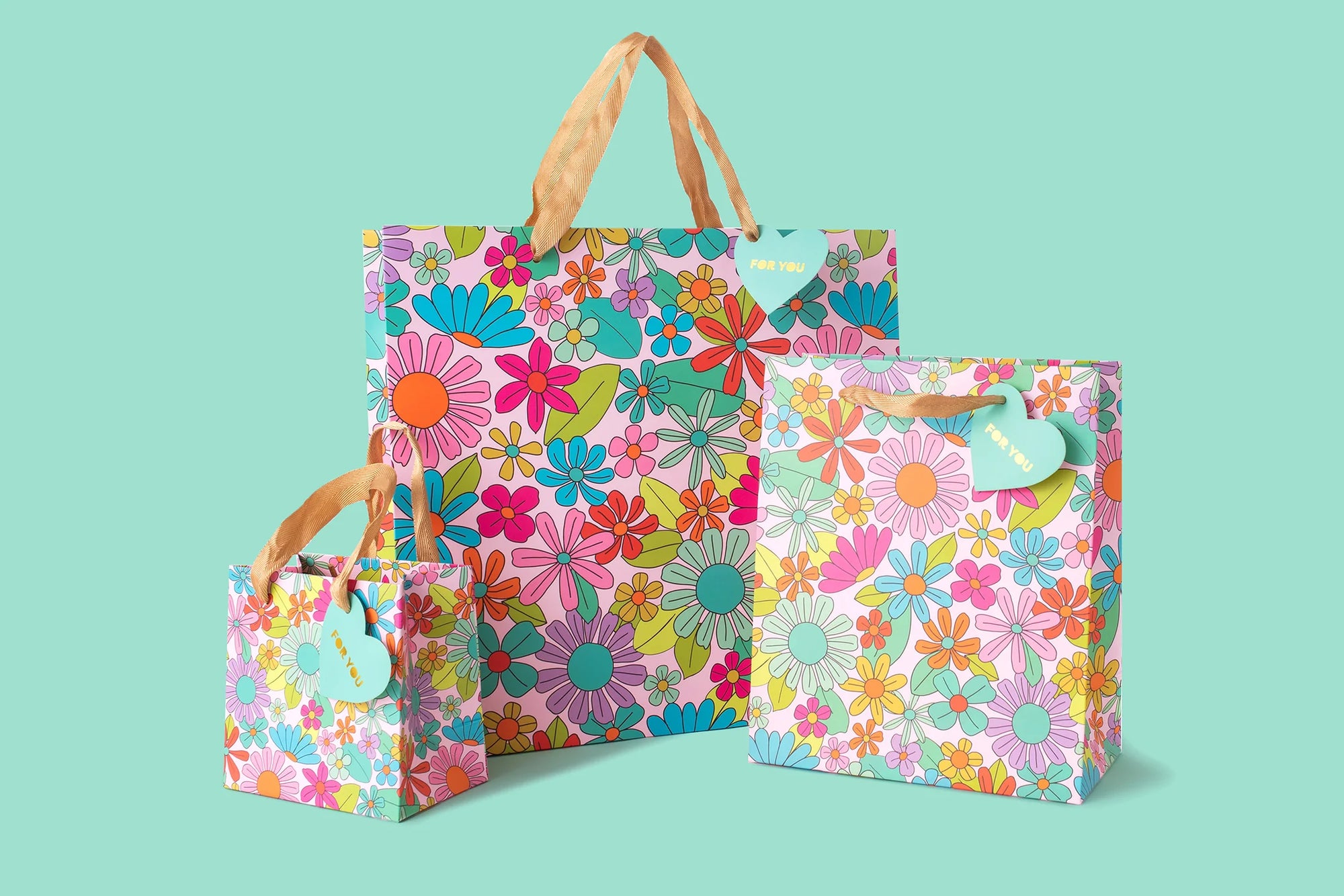 FLOWER GARDEN MED GIFT BAG