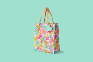 FLOWER GARDEN MED GIFT BAG