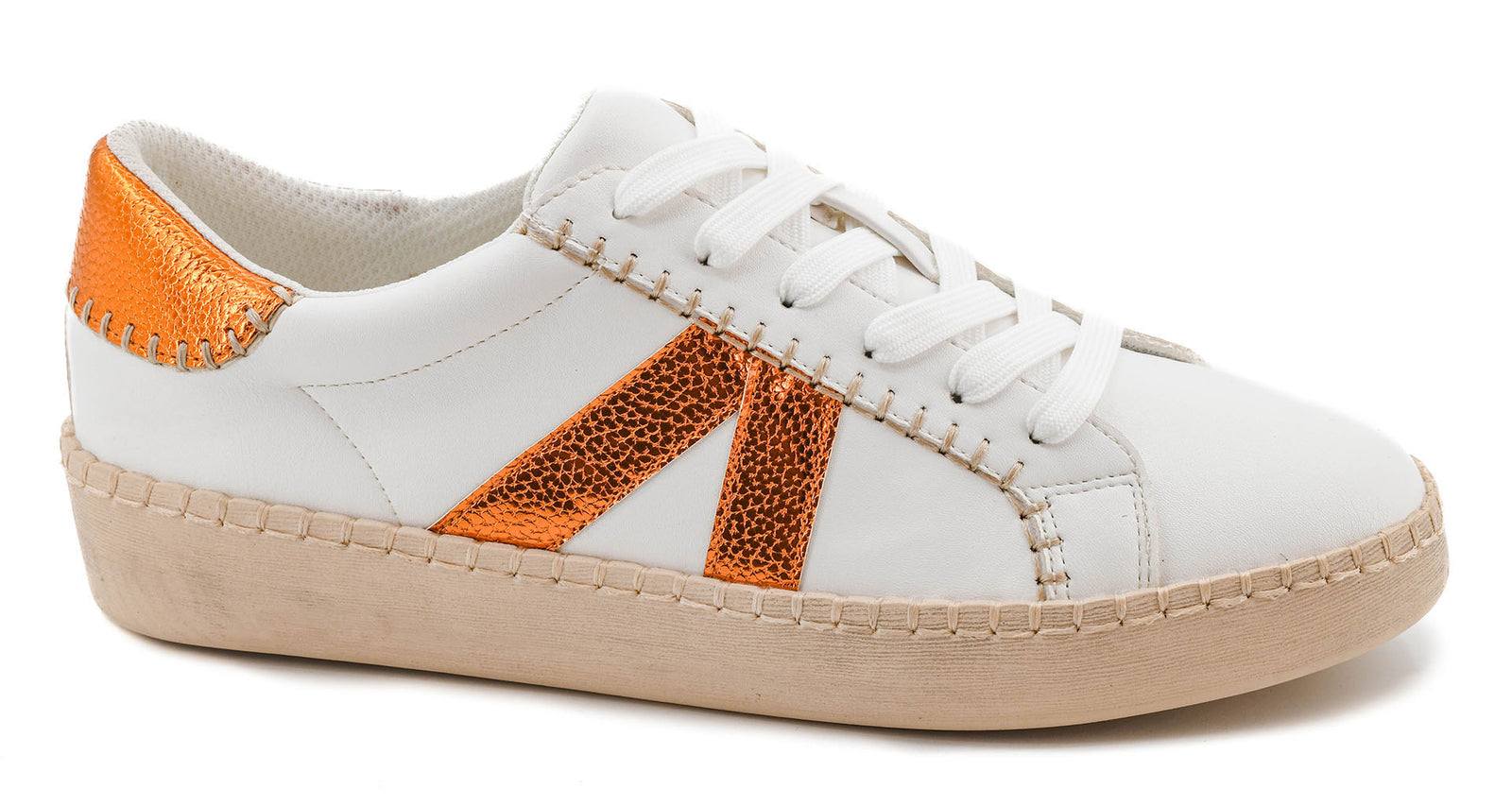 CORKYS FRIEND ZONE WHITE ORANGE SNEAKERS