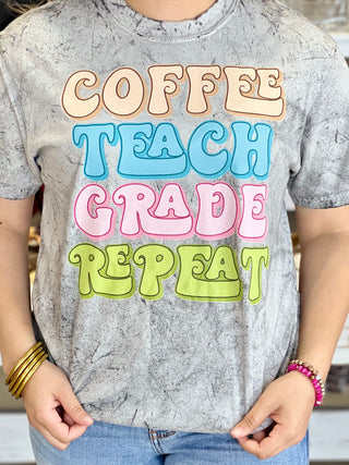 COFFEE TEACH GRADE TEE