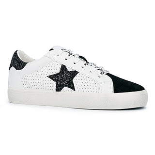 VINTAGE HAVANA GADOL WHITE BLACK GLITTER SNEAKER
