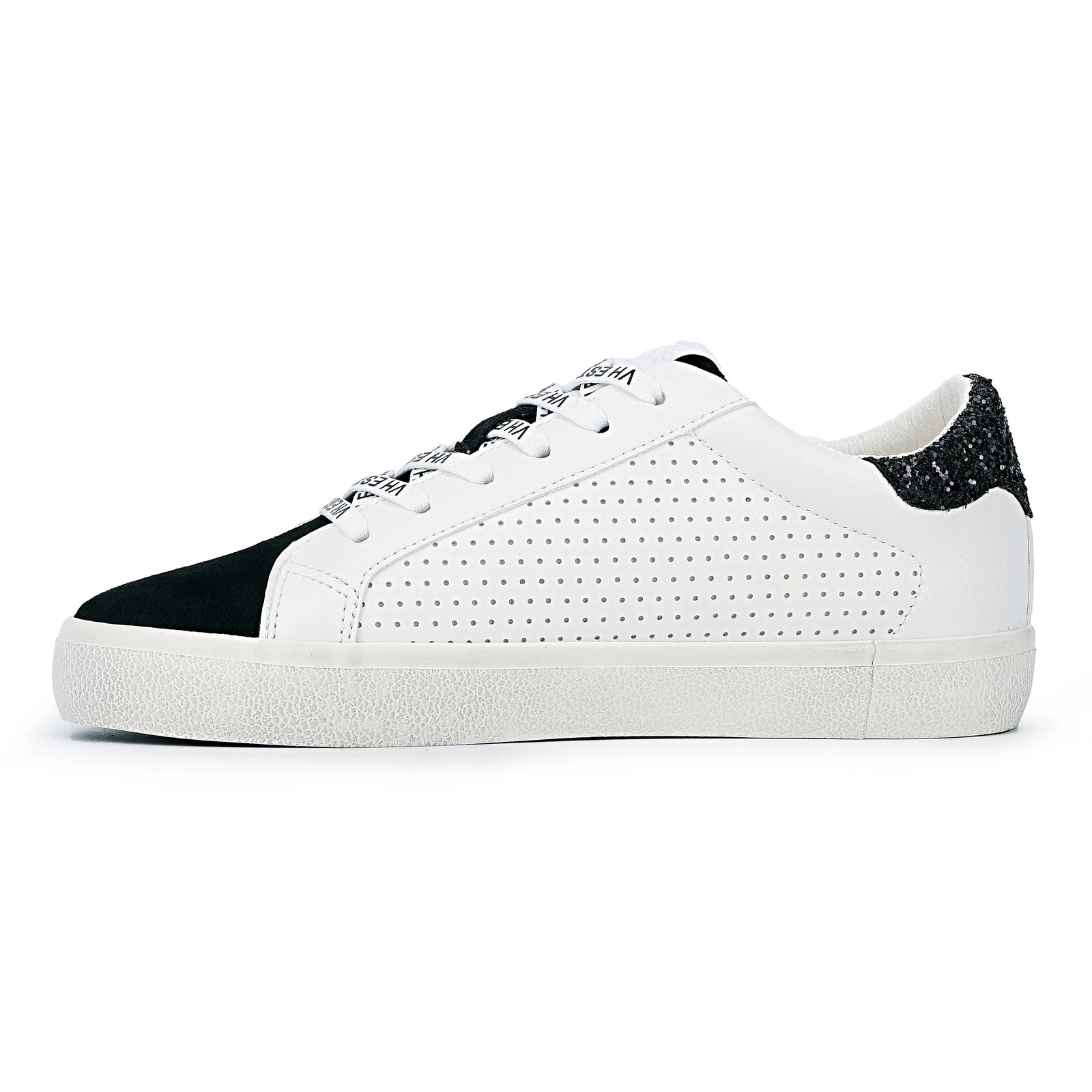 VINTAGE HAVANA GADOL WHITE BLACK GLITTER SNEAKER