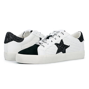 VINTAGE HAVANA GADOL WHITE BLACK GLITTER SNEAKER