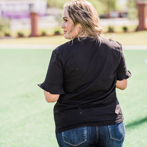 GAME DAY SPIRIT TEE BLACK